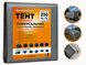 Тент 250 г/м&sup2; 10 х 12 м Shadow тарпаулиновый (Четкий размер) тент для палатки ТТШД00017 фото 1