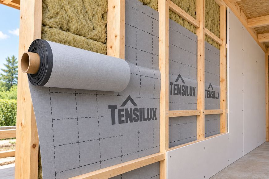 Супердифузійна мембрана сіра 160г/м2 1,5х25м TENSILUX АДМЧ0000141 фото