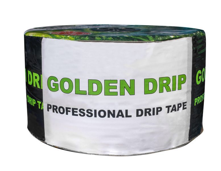Стрічка Крапельна 8 mil крок 30 см бухта 1000 метрів емітерна GOLDEN DRIP КСГД00012 фото