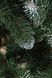 Ялинка 1,8 метра пвх із білими кінчиками, класична новорічна зелена ялинка з напиленням іній АБИ0004 фото 6