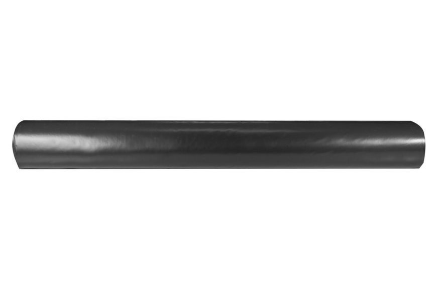 Пленка 150 мкм 6*50м полиэтиленовая чёрная первичная УФ стабилизированная пленка для клубники ПЧП150 фото
